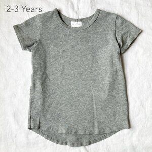 Jax & Lennon 2-3 Years Toddler Grey Classic T-Shirt Spring Summer Neutral